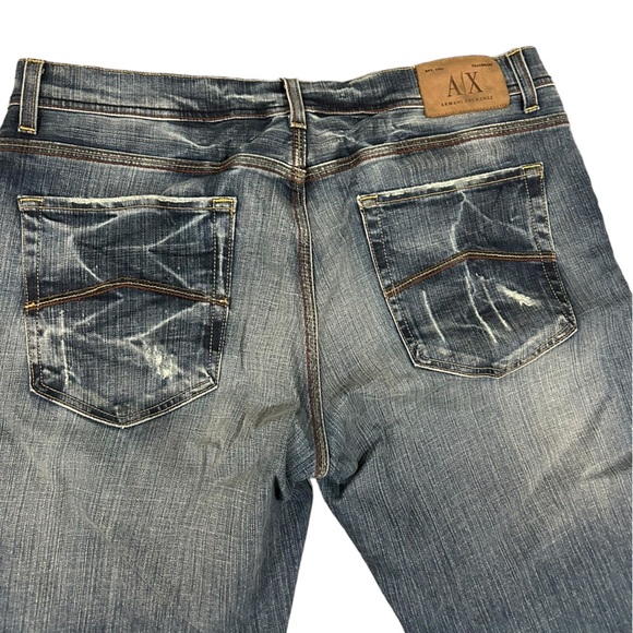 Armani Exchange men’s boot cut jeans size 36 A/X men’s jeans - Picture 7 of 9